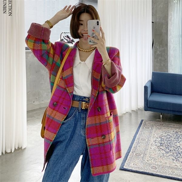lanmrem 2020 new winter fashion women wool plaided striped loose double breasted women mid length coat female jacket wo18811 1031, Tan;black
lanmrem 2020 new winter fashion women wool plaided striped loose double breasted women mid length coat female jacket wo18811 1031, Tan;black