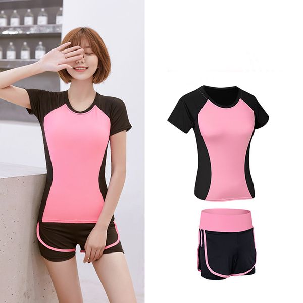 sports running cropped +leggings set women fitness suit yoga sets gym trainning set clothing workout fitness women yoga, Black;red
sports running cropped +leggings set women fitness suit yoga sets gym trainning set clothing workout fitness women yoga, Black;red