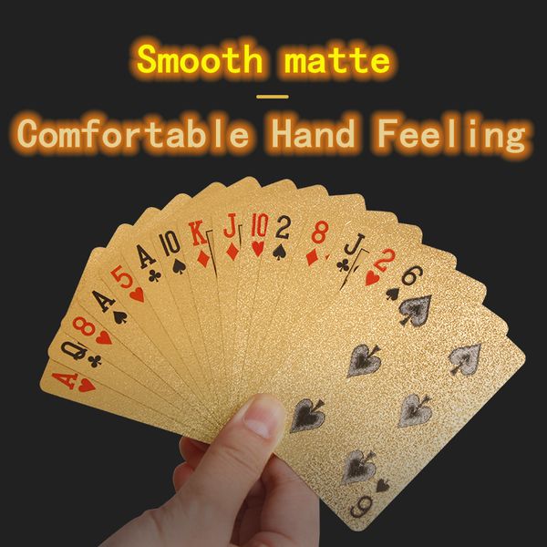 original waterproof luxury gold foil plated poker premium matte plastic board games playing cards for gift collection
original waterproof luxury gold foil plated poker premium matte plastic board games playing cards for gift collection