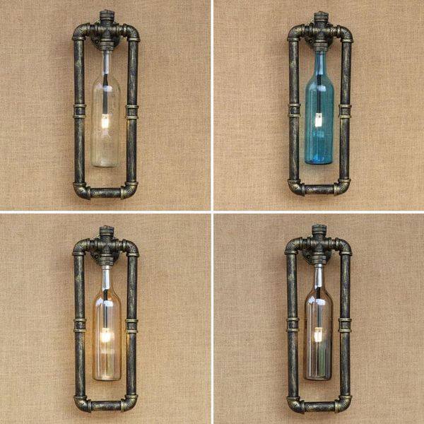 american loft style wall lamp glass bottle lampshade wall sconces bedside light fixtures for home lighting indoor bar cafe
american loft style wall lamp glass bottle lampshade wall sconces bedside light fixtures for home lighting indoor bar cafe
