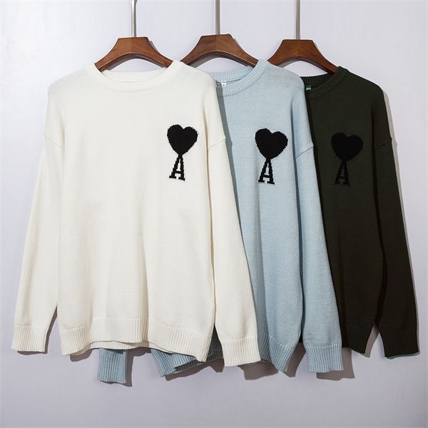 2020 autumn new cewneck sweaters men women couples heart embroidery loose fit pullover knitted sweater men 0927, White;black
2020 autumn new cewneck sweaters men women couples heart embroidery loose fit pullover knitted sweater men 0927, White;black