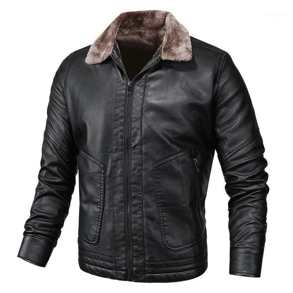 2021 winter men leather fur coat jacket slim faux leather motorcycle pu faur jacket long-sleeve autumn fashion outerwear coats1, Black
2021 winter men leather fur coat jacket slim faux leather motorcycle pu faur jacket long-sleeve autumn fashion outerwear coats1, Black