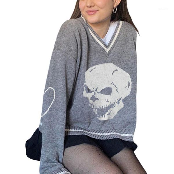 women stylish long sleeve v-neck fashion loose sweater for shopping daily wear1, White;black
women stylish long sleeve v-neck fashion loose sweater for shopping daily wear1, White;black