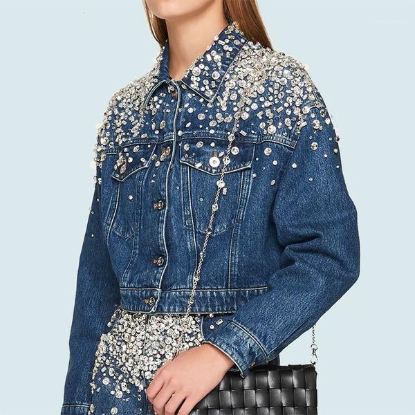 2020 new fashion manual embroidery diamond denim jacket heavy industry beads upscale cowboy coat spring womens ms lady a0131, Black;brown
2020 new fashion manual embroidery diamond denim jacket heavy industry beads upscale cowboy coat spring womens ms lady a0131, Black;brown
