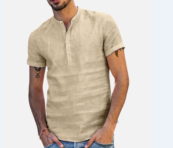 2021 men's clothing europe and america will see wear shirt sleeved cotton short linen zze0, White;black
2021 men's clothing europe and america will see wear shirt sleeved cotton short linen zze0, White;black