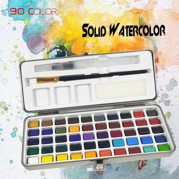50/72/90 colors solid watercolor paint set portable metal box watercolor paint for beginners painting
50/72/90 colors solid watercolor paint set portable metal box watercolor paint for beginners painting