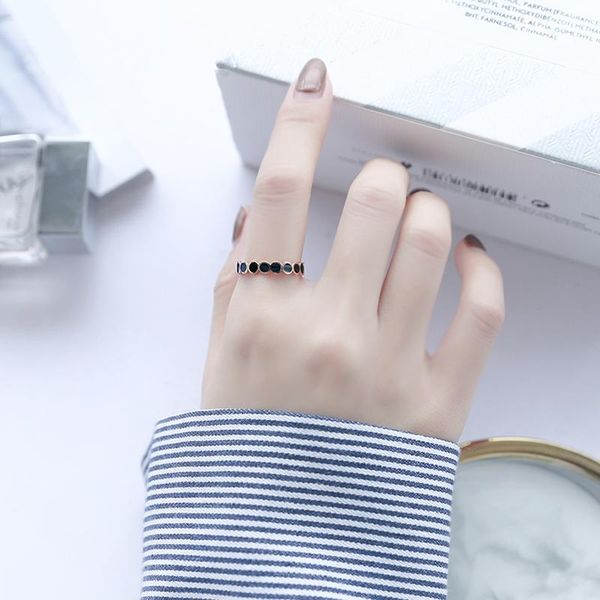 knock fashion black beans women 's engagement rings 3 mm width rose gold color finger gift for girl jewelry, Golden;silver
knock fashion black beans women 's engagement rings 3 mm width rose gold color finger gift for girl jewelry, Golden;silver