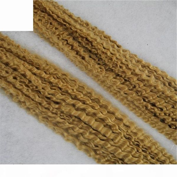 indian #27 strawberry blonde color curly hair extensions 100% human hair weaves 10-30inch remy hair extensions, Black
indian #27 strawberry blonde color curly hair extensions 100% human hair weaves 10-30inch remy hair extensions, Black