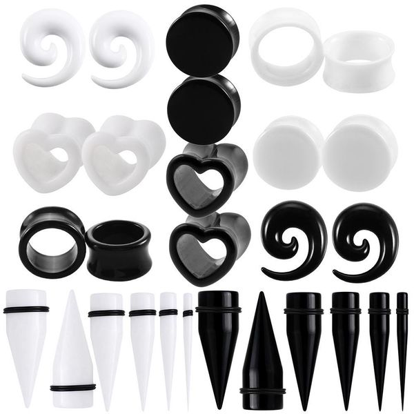 2pcs acrylic plugs and tunnels ear plugs spiral ear taper piercing ear expander strecher gauge piercing plugs body jewelry q bbyysi, Silver
2pcs acrylic plugs and tunnels ear plugs spiral ear taper piercing ear expander strecher gauge piercing plugs body jewelry q bbyysi, Silver
