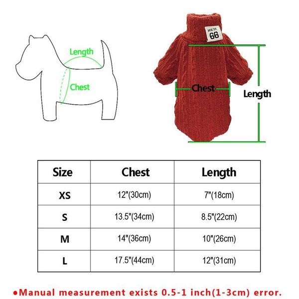 puppy dog knit sweater pet cat warm winter classic sweaters knitted turtleneck small dogs kitten cats soft knitwear appa wmtgxa
puppy dog knit sweater pet cat warm winter classic sweaters knitted turtleneck small dogs kitten cats soft knitwear appa wmtgxa