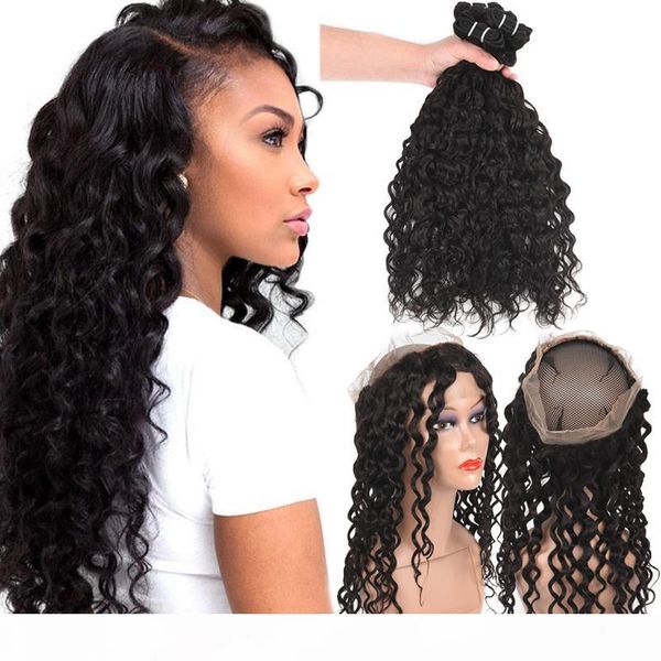 brazilian human hair bundles with 360 full lace closure deep water wave loose straight body human hair with 360 full lace closure, Black
brazilian human hair bundles with 360 full lace closure deep water wave loose straight body human hair with 360 full lace closure, Black
