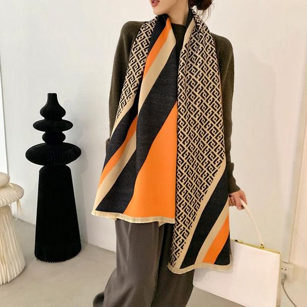 koi leaping european and american style winter new wild scarf female color matching cashmere double-sided warm shawl scarf, Blue;gray
koi leaping european and american style winter new wild scarf female color matching cashmere double-sided warm shawl scarf, Blue;gray