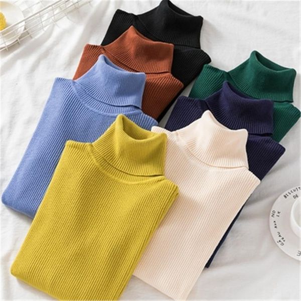 women's sweaters 2021 autumn women ladies knitted turtleneck stripe pull sweater casual soft jumper girl slim elasticity pullovers clot, White;black
women's sweaters 2021 autumn women ladies knitted turtleneck stripe pull sweater casual soft jumper girl slim elasticity pullovers clot, White;black