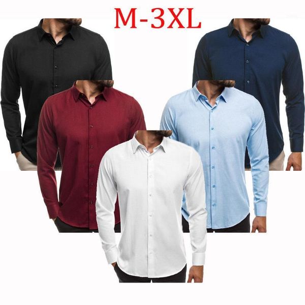 new arrival mens slim fit business shirt long sleeve fashion dress shirts casual male solid color shirts clothes1, White;black
new arrival mens slim fit business shirt long sleeve fashion dress shirts casual male solid color shirts clothes1, White;black