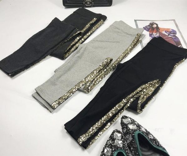 spring autumn leggings women fashion sequins stripe side pure cotton trousers girls ladies all-match basic trousers leggings, Black
spring autumn leggings women fashion sequins stripe side pure cotton trousers girls ladies all-match basic trousers leggings, Black