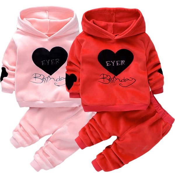 spring autumn baby girl clothing set kids tracksuit plus velvet hooded printed t-shirt+casual pants 2pcs children clothes suitx1019, White
spring autumn baby girl clothing set kids tracksuit plus velvet hooded printed t-shirt+casual pants 2pcs children clothes suitx1019, White
