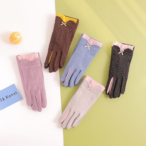gloves winter women' warm touch screen with five fingers for cold protection and plush students riding electric cars ins, Blue;gray
gloves winter women' warm touch screen with five fingers for cold protection and plush students riding electric cars ins, Blue;gray