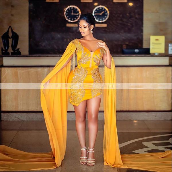 gold prom dress off the shoulder with long cape tassel evening party dress short cocktail dress, Black
gold prom dress off the shoulder with long cape tassel evening party dress short cocktail dress, Black