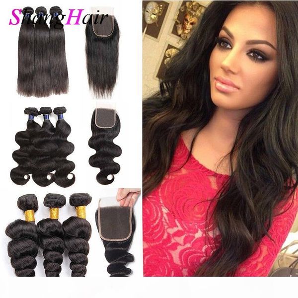 indian loose wave 3 bundles with closure 100% unprocessed indian remy virgin human hair bundles weave straight body wave natural black, Black;brown
indian loose wave 3 bundles with closure 100% unprocessed indian remy virgin human hair bundles weave straight body wave natural black, Black;brown