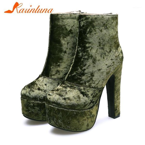 karin new fashion big size 48 women shoes flock square thick high heels high platform multicolor autumn ankle boots1, Black
karin new fashion big size 48 women shoes flock square thick high heels high platform multicolor autumn ankle boots1, Black