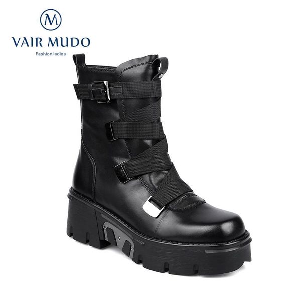 vair mudo ankle boots shoes women waterproof platform thick bottom black cross-tied genuine leather basic female autumn shoedx80
vair mudo ankle boots shoes women waterproof platform thick bottom black cross-tied genuine leather basic female autumn shoedx80