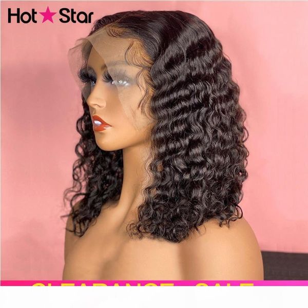 deep wave bob lace front wigs star 13x4 lace front human hair wigs malaysian deep curly short human hair for women remy, Black;brown 
deep wave bob lace front wigs star 13x4 lace front human hair wigs malaysian deep curly short human hair for women remy, Black;brown