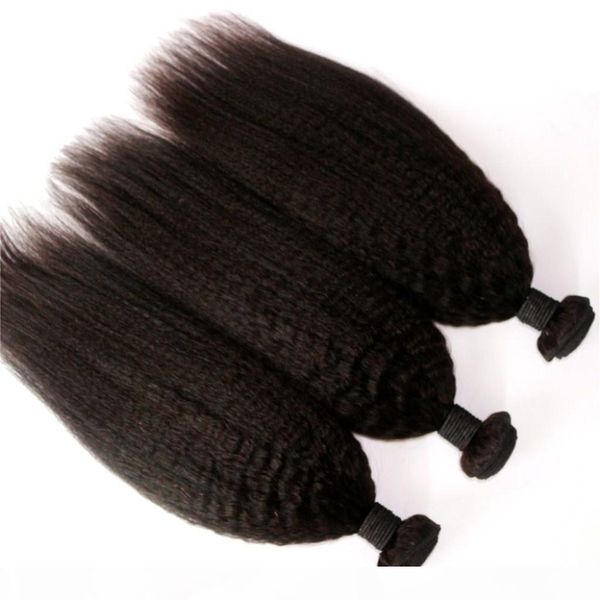 kinky straight 10-24inch 3 or 4pcs lot brazilian human virgin hair weave natural color malaysian indian peruvian human hair extension, Black
kinky straight 10-24inch 3 or 4pcs lot brazilian human virgin hair weave natural color malaysian indian peruvian human hair extension, Black