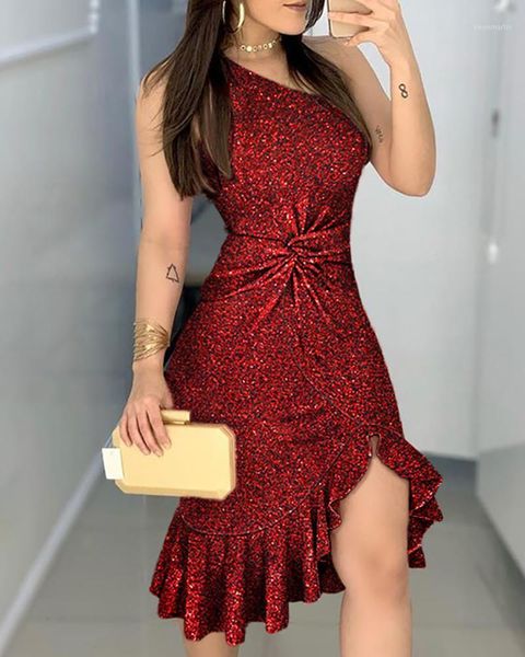 2020 new glitter one shoulder twisted ruffled dress slit bodycon chic shining sparkly cocktail party dress1, Black;gray
2020 new glitter one shoulder twisted ruffled dress slit bodycon chic shining sparkly cocktail party dress1, Black;gray