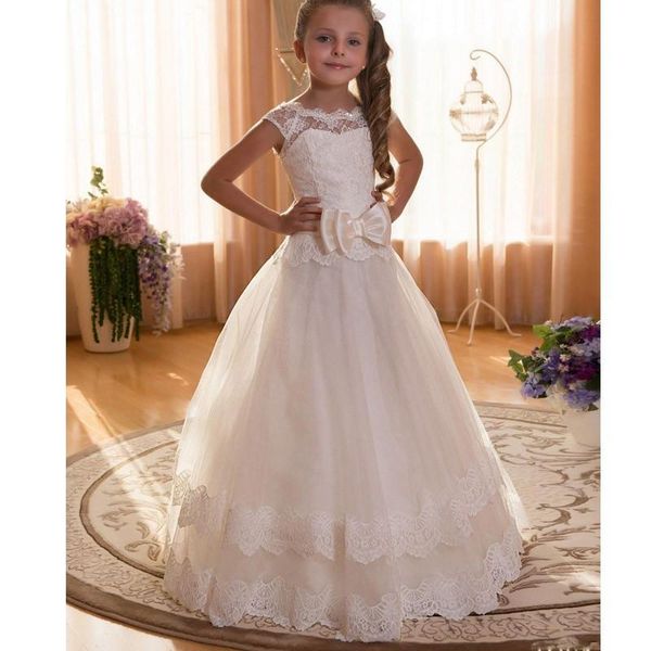 in stock big bow lace flower girl dresses ankle length girls pageant dresses first communion wedding party dress, Red;yellow
in stock big bow lace flower girl dresses ankle length girls pageant dresses first communion wedding party dress, Red;yellow