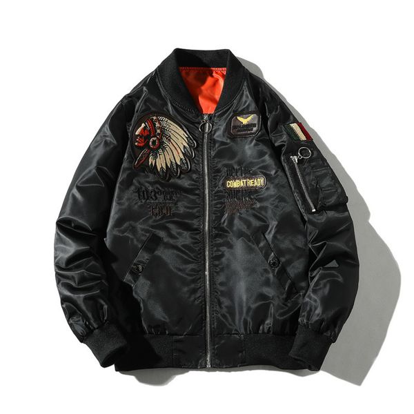 2021 new embroidered male hip hop distinctive retro head baseball men's spring jacket 3hx2 ea2h, Black;brown
2021 new embroidered male hip hop distinctive retro head baseball men's spring jacket 3hx2 ea2h, Black;brown