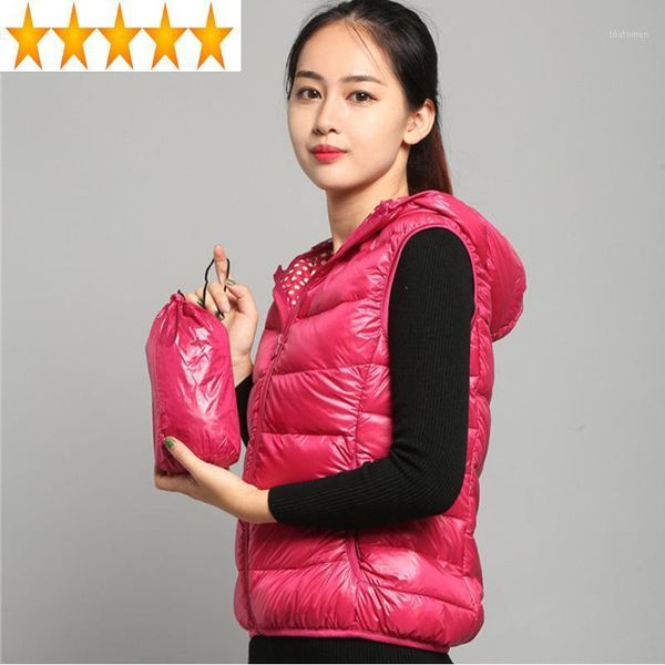 light women's vest ultra down jacket women hooded autumn winter sleeveless waistcoat chalecos para mujer 2021 kj47841, Black;white
light women's vest ultra down jacket women hooded autumn winter sleeveless waistcoat chalecos para mujer 2021 kj47841, Black;white