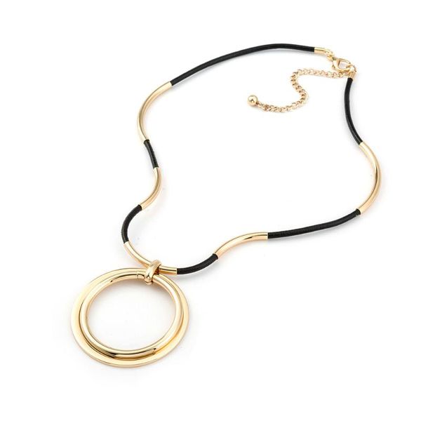 pendant necklaces double metal circle for women ketting statement necklace fashion jewelry long bijoux femme kolye, Silver
pendant necklaces double metal circle for women ketting statement necklace fashion jewelry long bijoux femme kolye, Silver