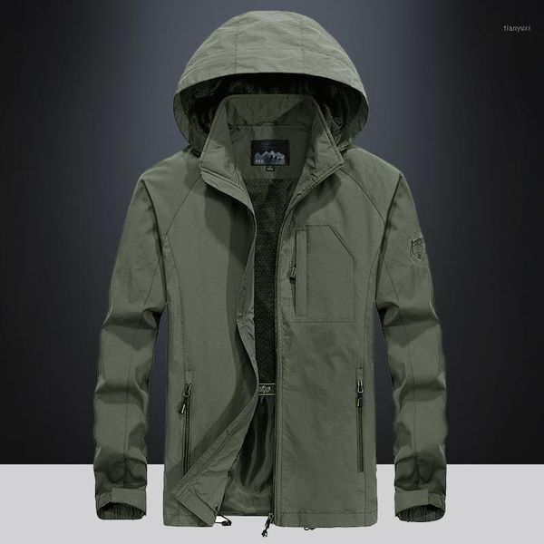 green jacket men windproof waterproof causal hunting jackets men hooded soild simple casacos homem windbreaker cc50jk1, Black;brown
green jacket men windproof waterproof causal hunting jackets men hooded soild simple casacos homem windbreaker cc50jk1, Black;brown