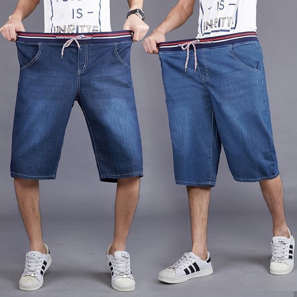 summer thin men's fattening and enlarged capris lace up oversized with summer slimming pants elastic waist and big fashion fat pants zj, Blue
summer thin men's fattening and enlarged capris lace up oversized with summer slimming pants elastic waist and big fashion fat pants zj, Blue