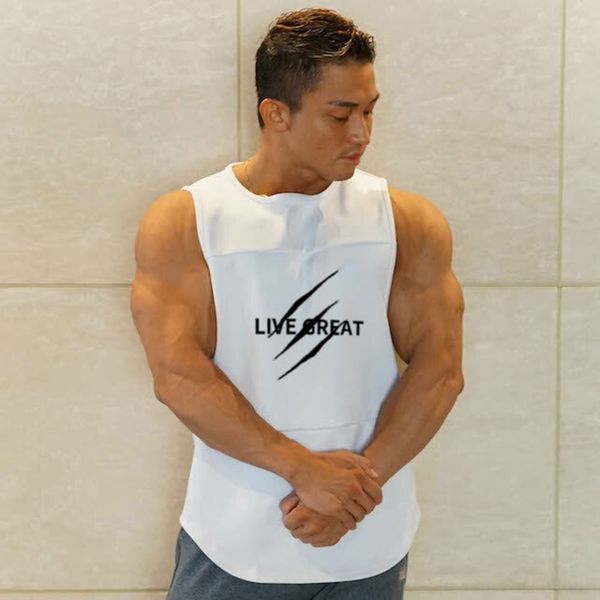 riryi drmuscle vest new korean style mesh sleeveless quick-drying sports breathable fitness brothers vest leisure training men' guxtx, White;black
riryi drmuscle vest new korean style mesh sleeveless quick-drying sports breathable fitness brothers vest leisure training men' guxtx, White;black