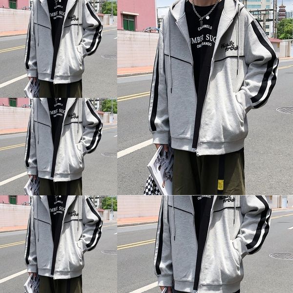 nlmgr autumn stand new sweater collar cardigan coat sweater handsome and versatile men's sportswear student's men's r6zgl, Black
nlmgr autumn stand new sweater collar cardigan coat sweater handsome and versatile men's sportswear student's men's r6zgl, Black