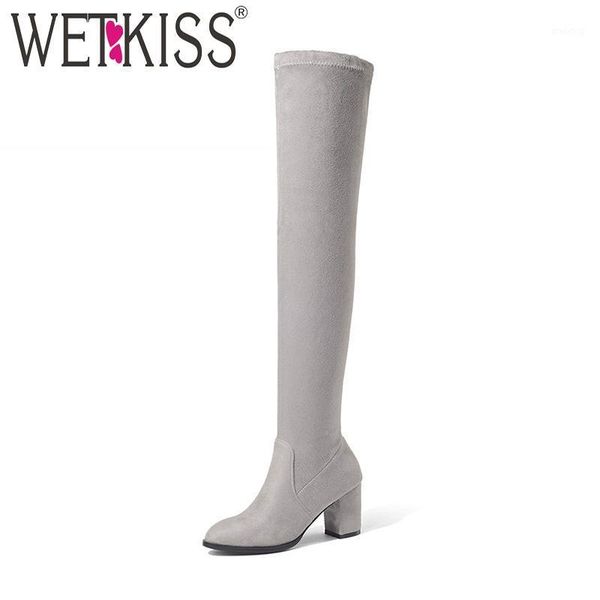 boots wetkiss 2021 big size lady stretch thigh high boot women thick heels shoes woman faux suede over knee winter1, Black
boots wetkiss 2021 big size lady stretch thigh high boot women thick heels shoes woman faux suede over knee winter1, Black