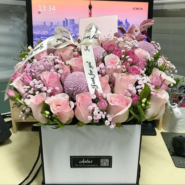 one set square flower packaging box wedding flower bouquet package gift box diy creative fresh flowers packaging1
one set square flower packaging box wedding flower bouquet package gift box diy creative fresh flowers packaging1