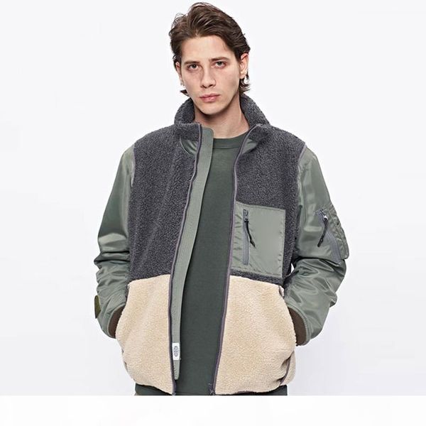 sell 18fw windproof fleece jacket color matching splice zipper jacket spring autumn winter men women coats fashion street outwear, Black;brown
sell 18fw windproof fleece jacket color matching splice zipper jacket spring autumn winter men women coats fashion street outwear, Black;brown