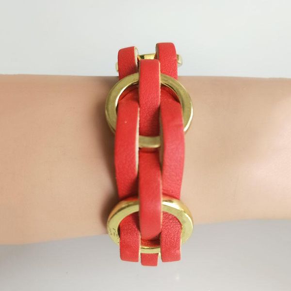 2020 fashion bracelets jewelry new gold red white woven leather bracelet for women gift bangles drop shipping, Black 
2020 fashion bracelets jewelry new gold red white woven leather bracelet for women gift bangles drop shipping, Black
