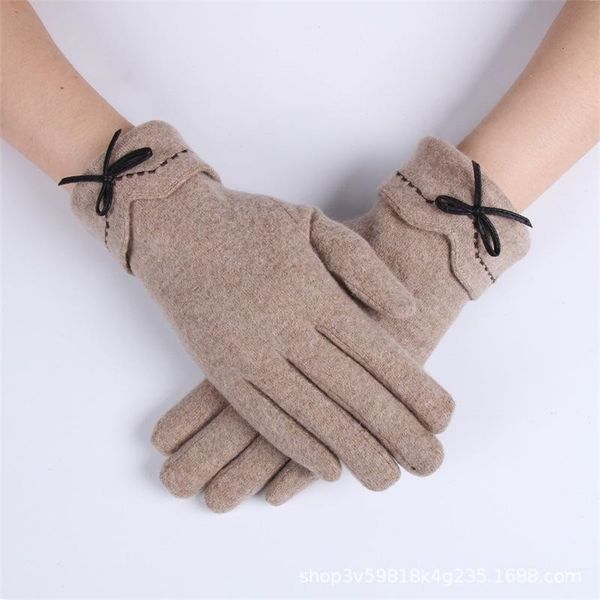 yrrety winter fashion warm wool cashmere lace gloves for women bow decorations female full finger good quality autumn mi
yrrety winter fashion warm wool cashmere lace gloves for women bow decorations female full finger good quality autumn mi