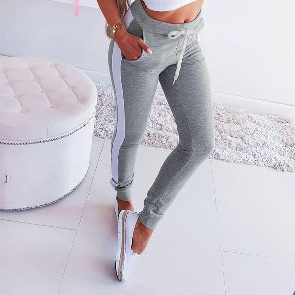 women's pants & capris women sweatpants patchwork design color matching mid waist pencil 2021 summer autumn slim trousers for sport str, Black;white
women's pants & capris women sweatpants patchwork design color matching mid waist pencil 2021 summer autumn slim trousers for sport str, Black;white
