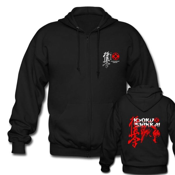 kyokushinkai kan kyokushin karate philosophical men's black zipper hoodies mens sweatshirts custom hooded jacket coat sportswear
kyokushinkai kan kyokushin karate philosophical men's black zipper hoodies mens sweatshirts custom hooded jacket coat sportswear