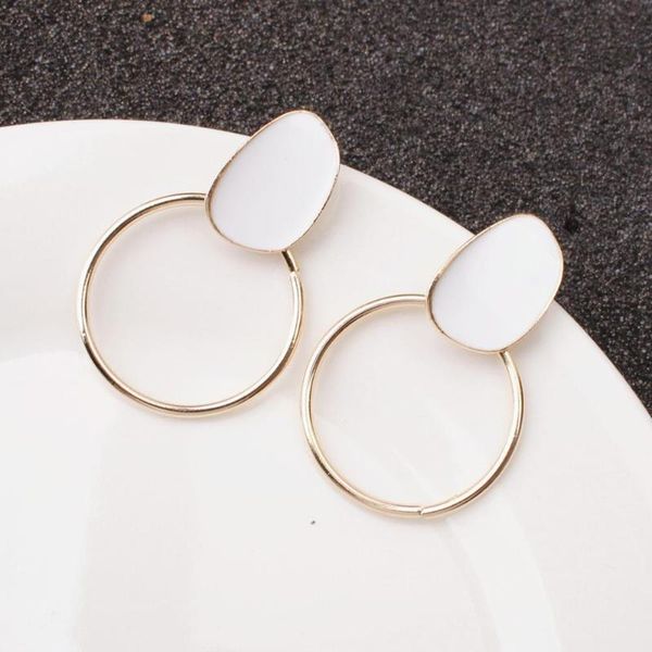 popular 6 colors simple fashion gold red plated geometric big round earrings for women fashion big hollow drop earrings jewelry, Silver
popular 6 colors simple fashion gold red plated geometric big round earrings for women fashion big hollow drop earrings jewelry, Silver