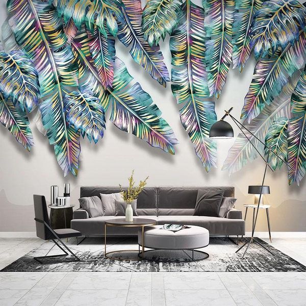 custom mural wallpaper 3d nordic style tropical plant leaves fresco living room tv sofa bedroom home decor papel de parede sala1
custom mural wallpaper 3d nordic style tropical plant leaves fresco living room tv sofa bedroom home decor papel de parede sala1