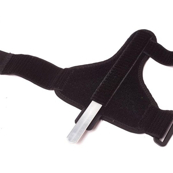 thumb wristband protect with steel metal strap detachable corrector pads fitness weightlifting building safety product support, Black;red
thumb wristband protect with steel metal strap detachable corrector pads fitness weightlifting building safety product support, Black;red