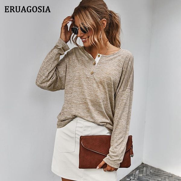 eruagosia solid casual blouse women o neck buttons ladies office shirts long sleeve female knitted spring autumn blouses, White
eruagosia solid casual blouse women o neck buttons ladies office shirts long sleeve female knitted spring autumn blouses, White