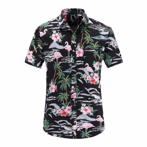 jeetoo mens casual flower flamingos print shirt button down slim short sleeve hawaiian aloha shirt cotton beach men clothes 2019 y0104, White;black
jeetoo mens casual flower flamingos print shirt button down slim short sleeve hawaiian aloha shirt cotton beach men clothes 2019 y0104, White;black