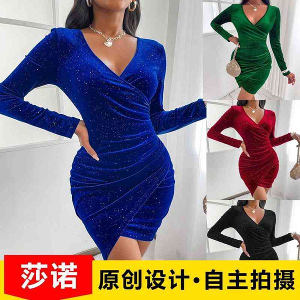 casual dresses women's 2022 autumn and winter sequin long sleeve celebrity dresses short skirt, Black;gray
casual dresses women's 2022 autumn and winter sequin long sleeve celebrity dresses short skirt, Black;gray