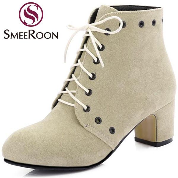 boots smeeroon lace up ankle for women warm winter comfortable round toe med heels leisure campus shoes woman, Black
boots smeeroon lace up ankle for women warm winter comfortable round toe med heels leisure campus shoes woman, Black